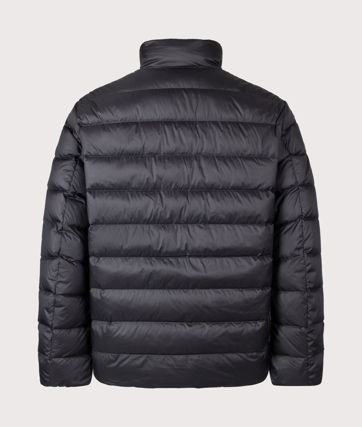 Polo Ralph Lauren The Colden Packable Down Jacket in Polo Black at EQVVS Menswear. Back shot.