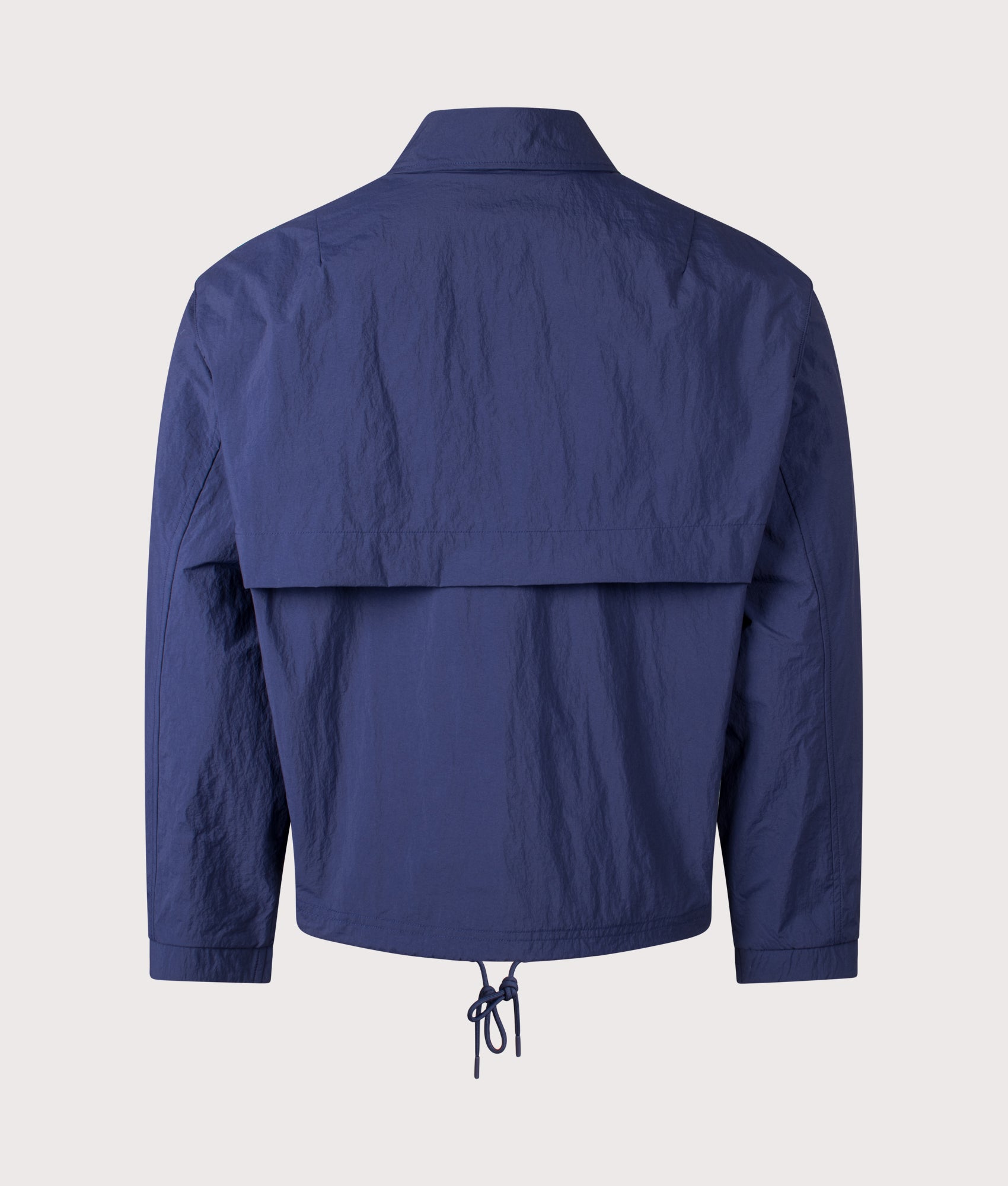 Polo Ralph Lauren The Hayford Coach's Windbreaker Jacket in Newport Navy at EQVVS Menswear. Back shot.