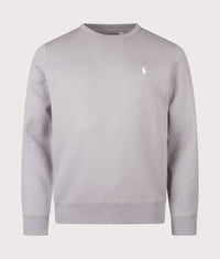 Double-Knit Sweatshirt: 008 Soft Grey 