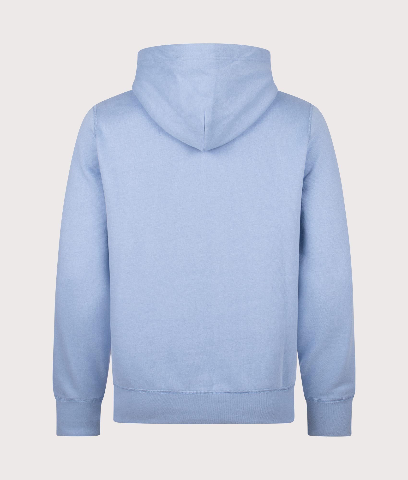 Relaxed Fit Fleece Hoodie in Bristol Blue | Polo Ralph Lauren | EQVVS | Back shot 