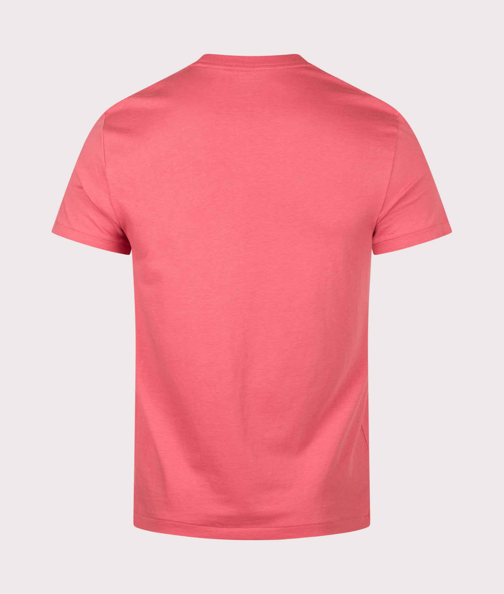 Polo Ralph Lauren Custom Slim Fit Jersey T-Shirt in Red Sky at EQVVS Menswear. Back shot.
