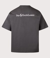 Relaxed Fit Logo Jersey T-Shirt: 005 Deep Grey 