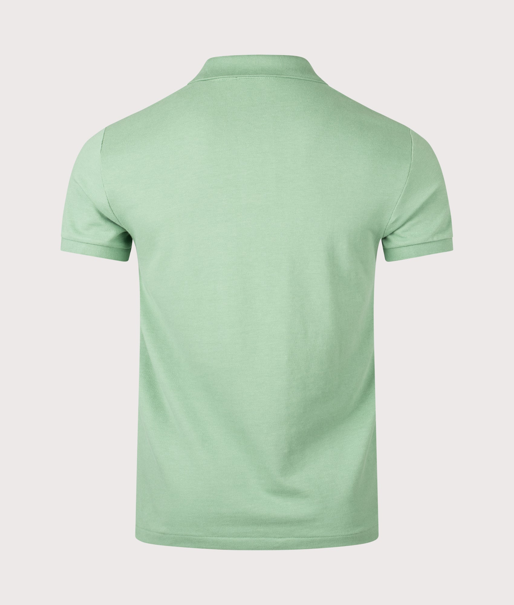 Slim Fit Mesh Polo Shirt in Outback Green | 100% Cotton | Polo Ralph Lauren | EQVVS | Back shot 