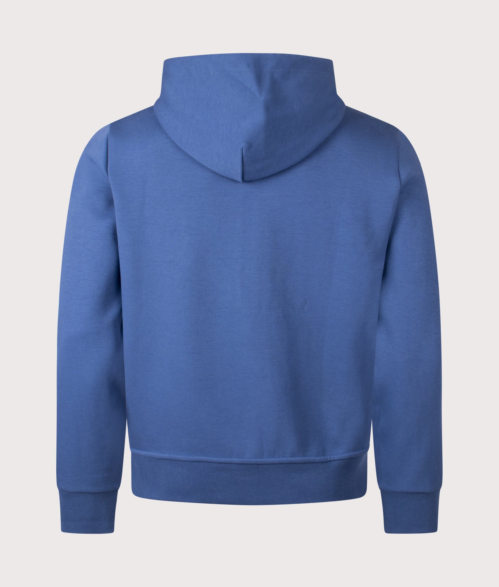 Zip Through Double Knit Hoodie in Night Navy | Polo Ralph Lauren | EQVVS | Back shot 