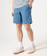 Regular Fit Bedford Stretch Chino Shorts: 053 Delta Blue 