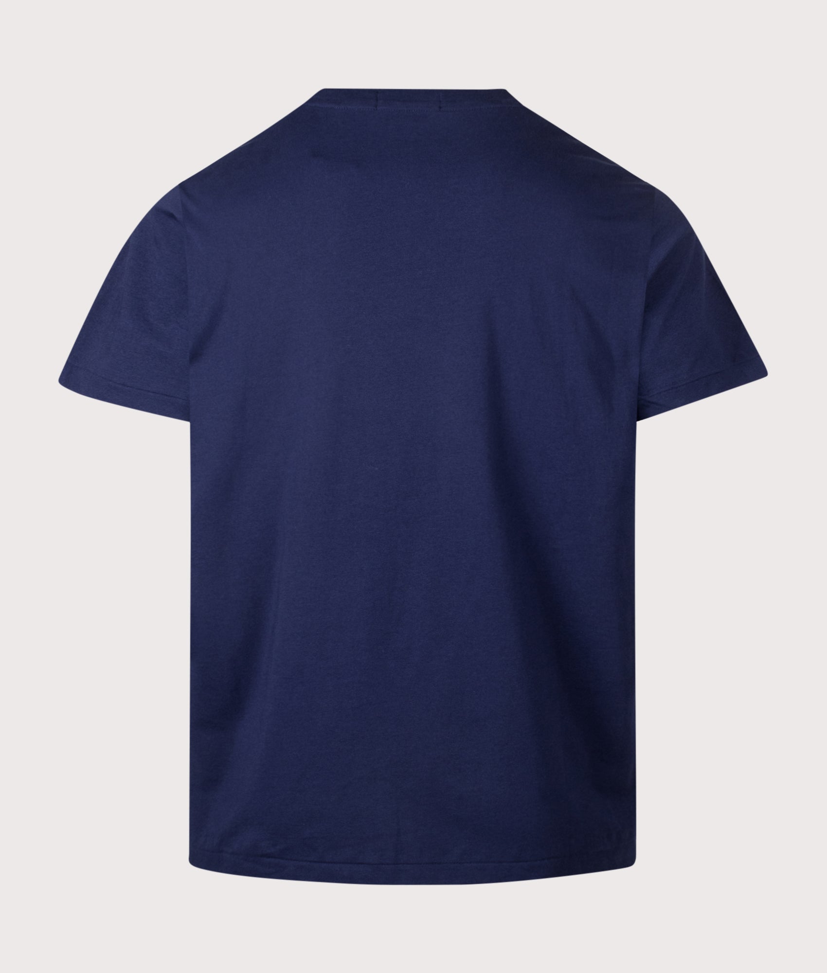 Polo Ralph Lauren Classic Fit Logo T-Shirt in Newport Navy at EQVVS Menswear. Back shot.