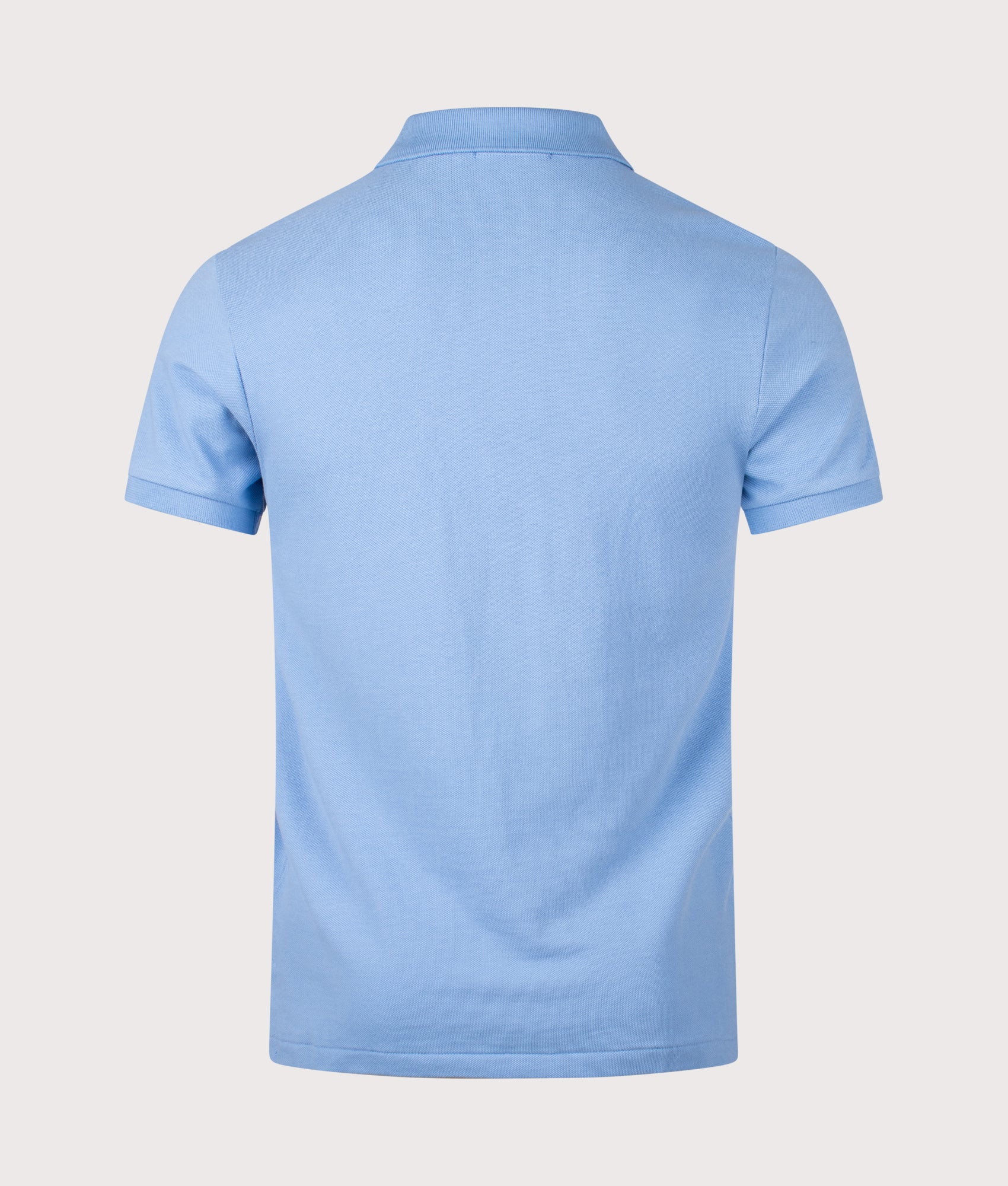 Slim Fit Mesh Polo Shirt in Bristol Blue | 100% Cotton | Polo Ralph Lauren | EQVVS | Back shot 