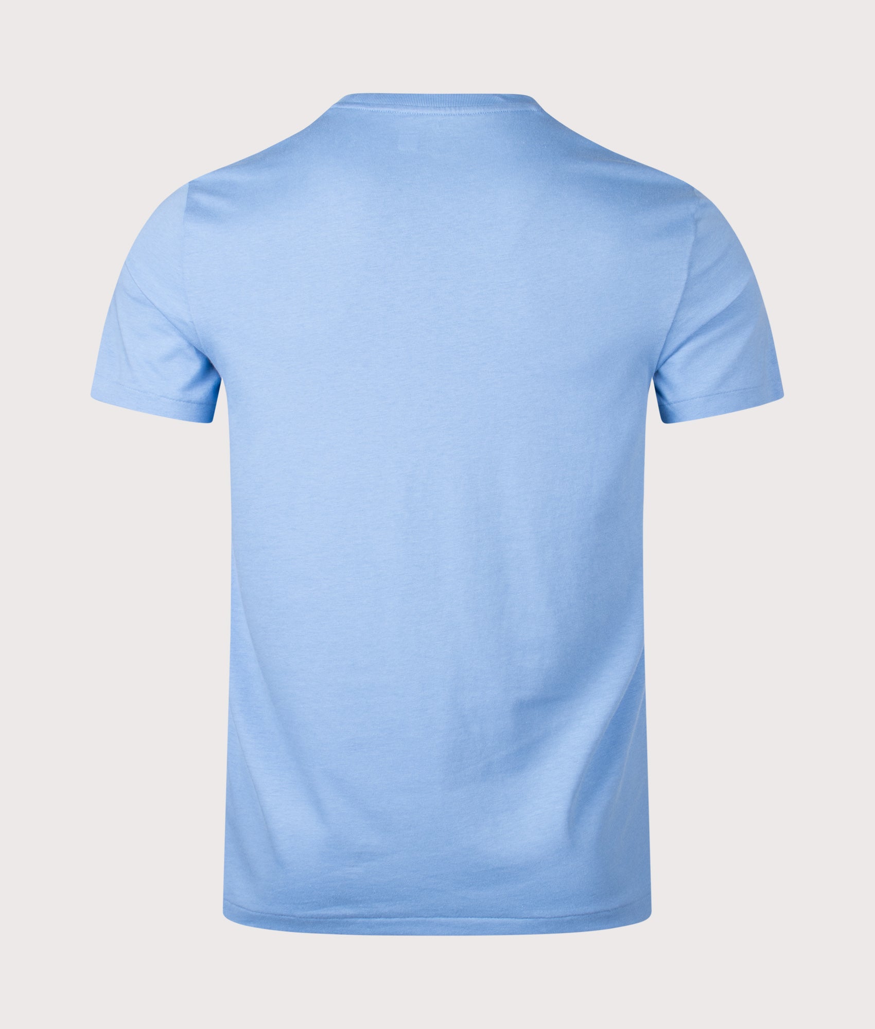 Custom Slim Fit Jersey T-Shirt in Bristol Blue | 100% Cotton | Polo Ralph Lauren | EQVVS | Back shot 