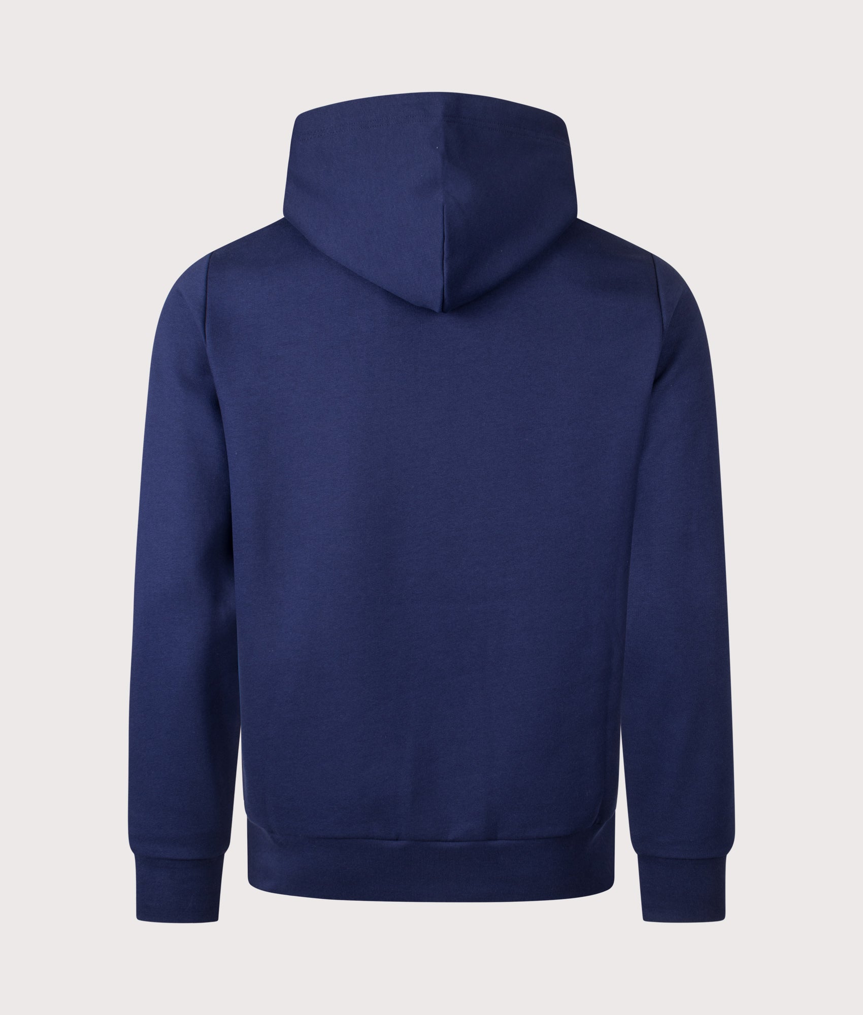 Logo Fleece Lined Hoodie in Newport Navy | Polo Ralph Lauren | EQVVS | Back shot 