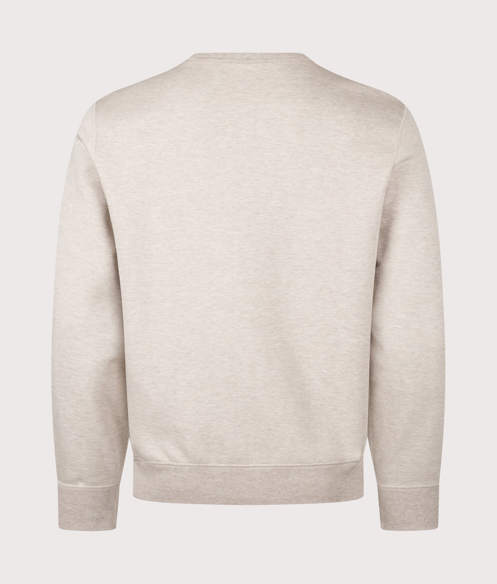 Double-Knit Sweatshirt in Tuscan Beige Heather | Polo Ralph Lauren | EQVVS | Back shot 