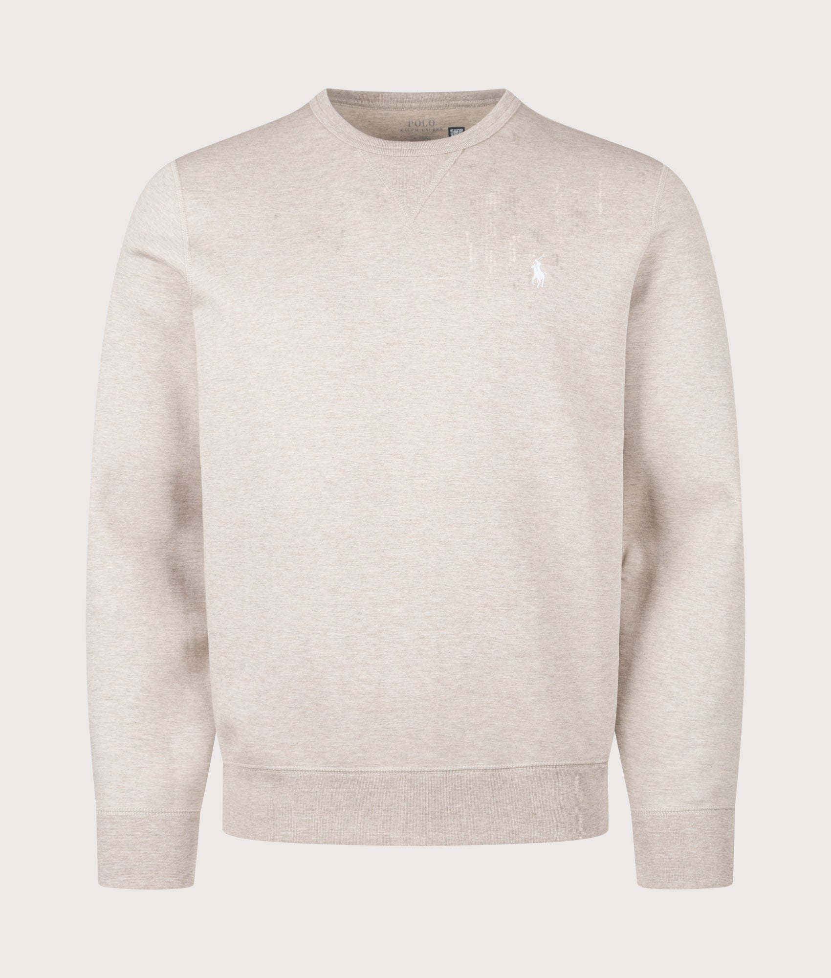 Double-Knit Sweatshirt in Tuscan Beige Heather | Polo Ralph Lauren | EQVVS | Front shot 