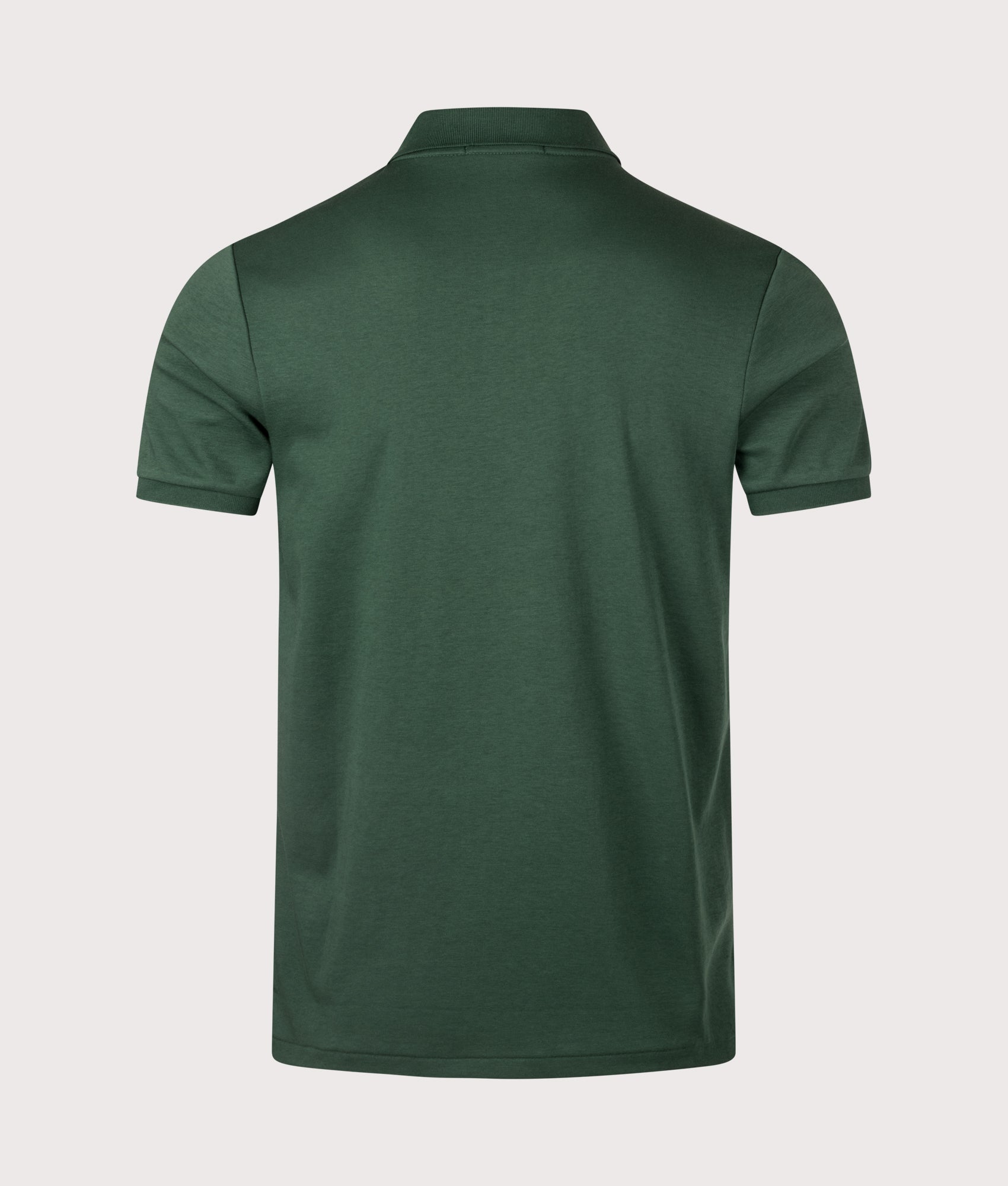 Custom Slim Fit Soft Cotton Polo Shirt. Shot by EQVVS. Back  shot.