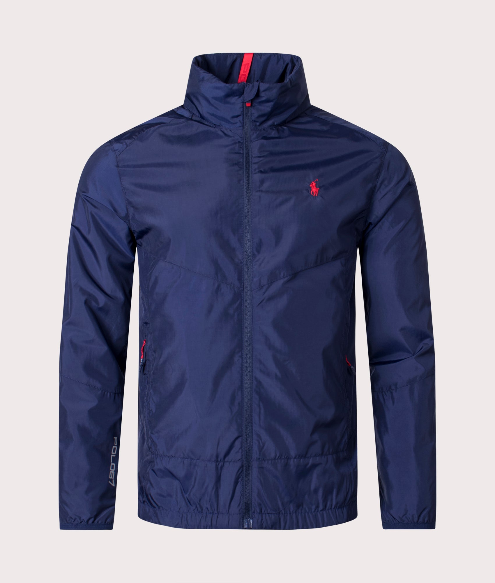 Vital Lined Windbreaker, Polo Ralph Lauren, Navy, EQVVS, Front