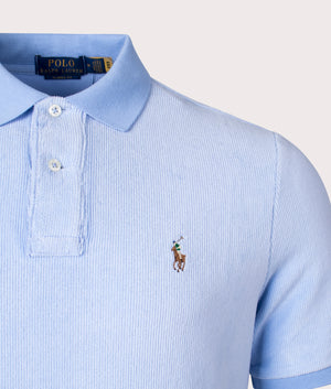 Blue Corduroy Polo Shirt - Polo Ralph lauren -EQVVS - Detail