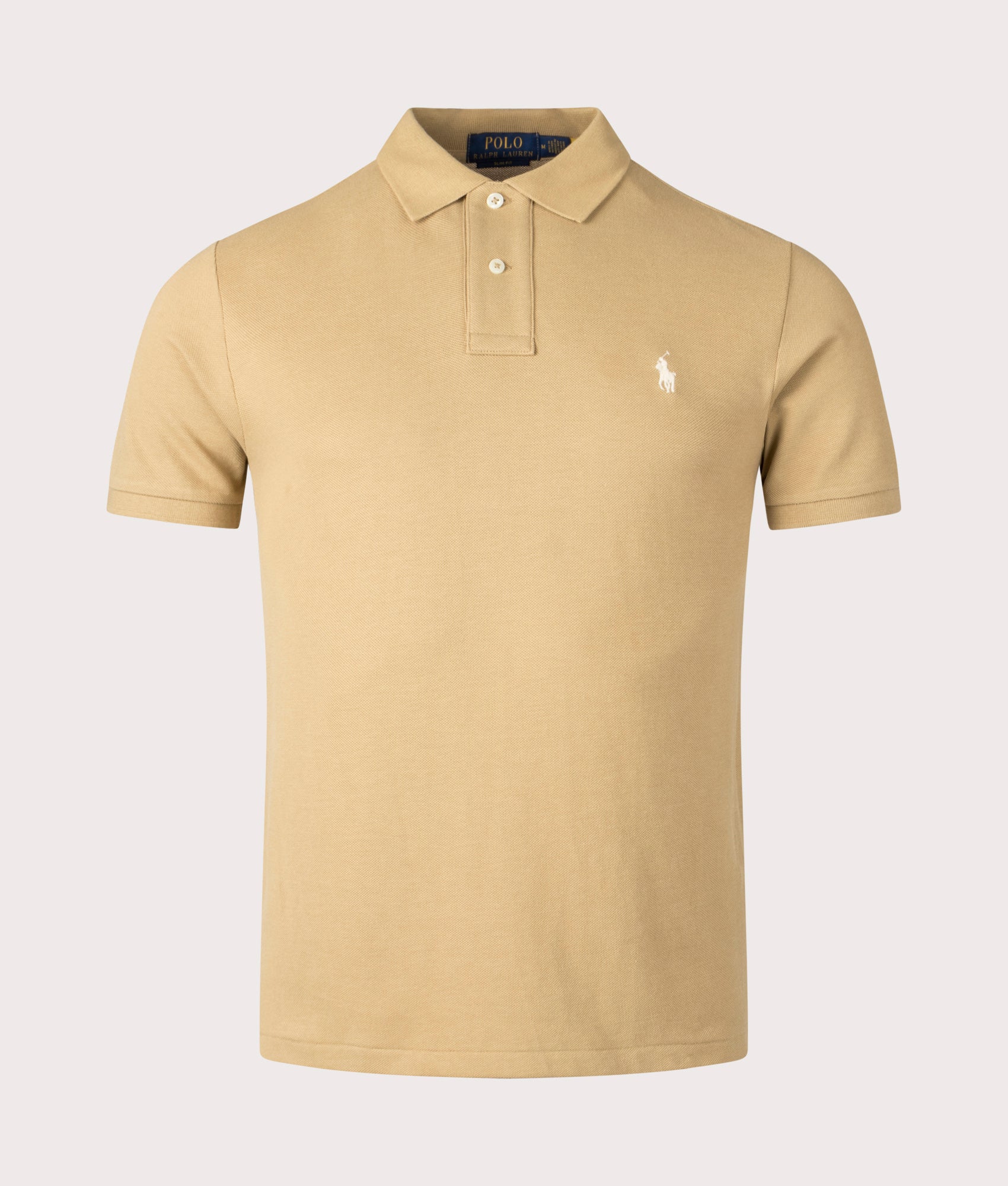 Polo Ralph Lauren, Slim Fit Mesh Polo Shirt, vintage port heather, Eqvvs Menswear, front shot angle