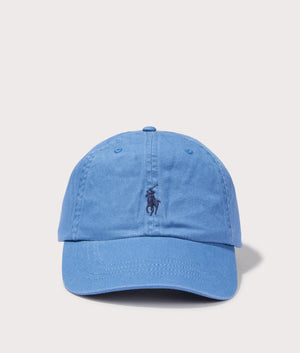 Classic Sport Cap in Nimes Blue by Polo Ralph Lauren. EQVVS Front Angle Shot.