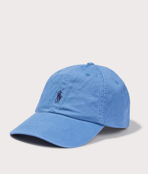 Classic Sport Cap in Nimes Blue by Polo Ralph Lauren. EQVVS Side Angle Shot.