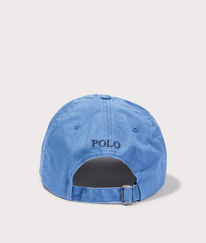 Classic Sport Cap in Nimes Blue by Polo Ralph Lauren. EQVVS Back Angle Shot.