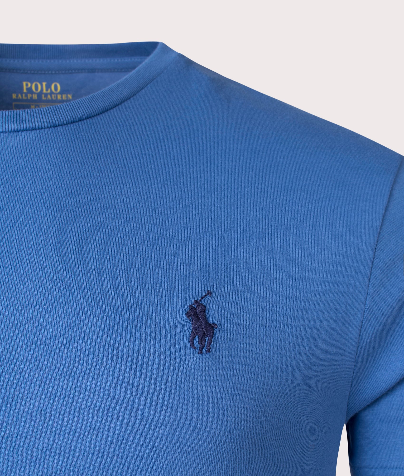 Custom-Slim-Fit-Washed-T-Shirt-Nimes-Blue-Polo-Ralph-Lauren-EQVVS