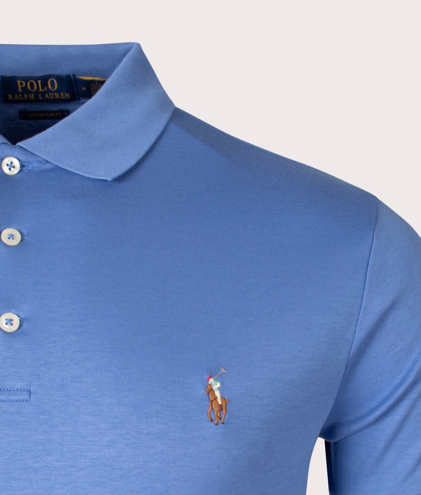 Custom-Slim-Fit-Soft-Cotton-Polo-Shirt-Nimes-Blue-Polo-Ralph-Lauren-EQVVS