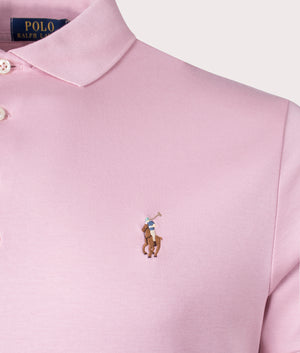 Polo Ralph Lauren men's polo shirt in slim fit cotton Rose