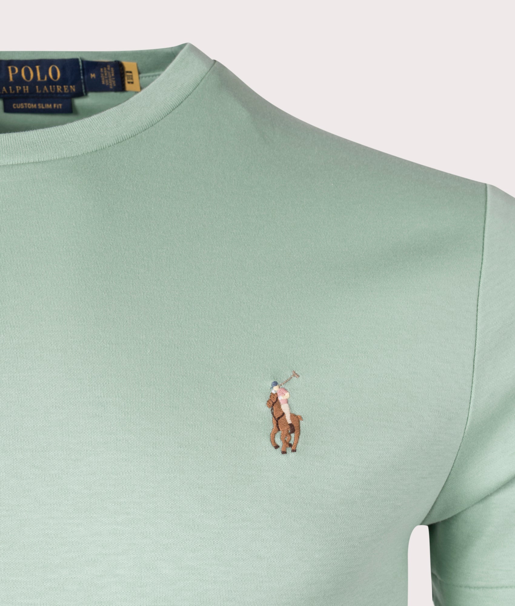 Custom-Slim-Fit-Pima-T-Shirt-Essex-Green-Polo-Ralph-Lauren-EQVVS