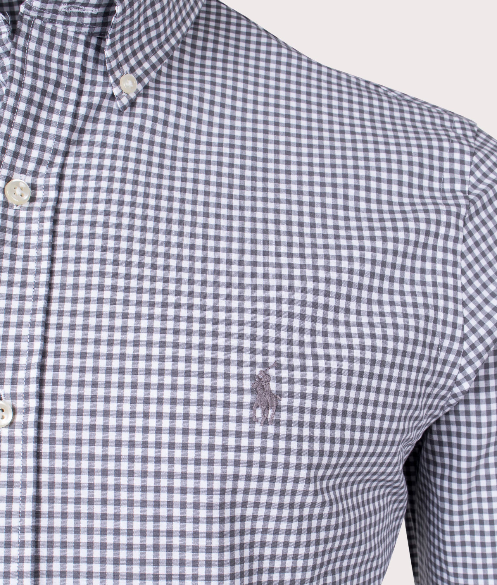 Slim-Fit-Gingham-Stretch-Poplin-Shirt-Loft-Grey/White-Polo-Ralph-Lauren-EQVVS