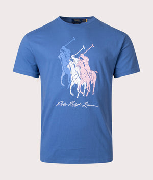 Classic Fit Jersey T-Shirt - Blue - Polo Ralph Lauren - EQVVS - Front