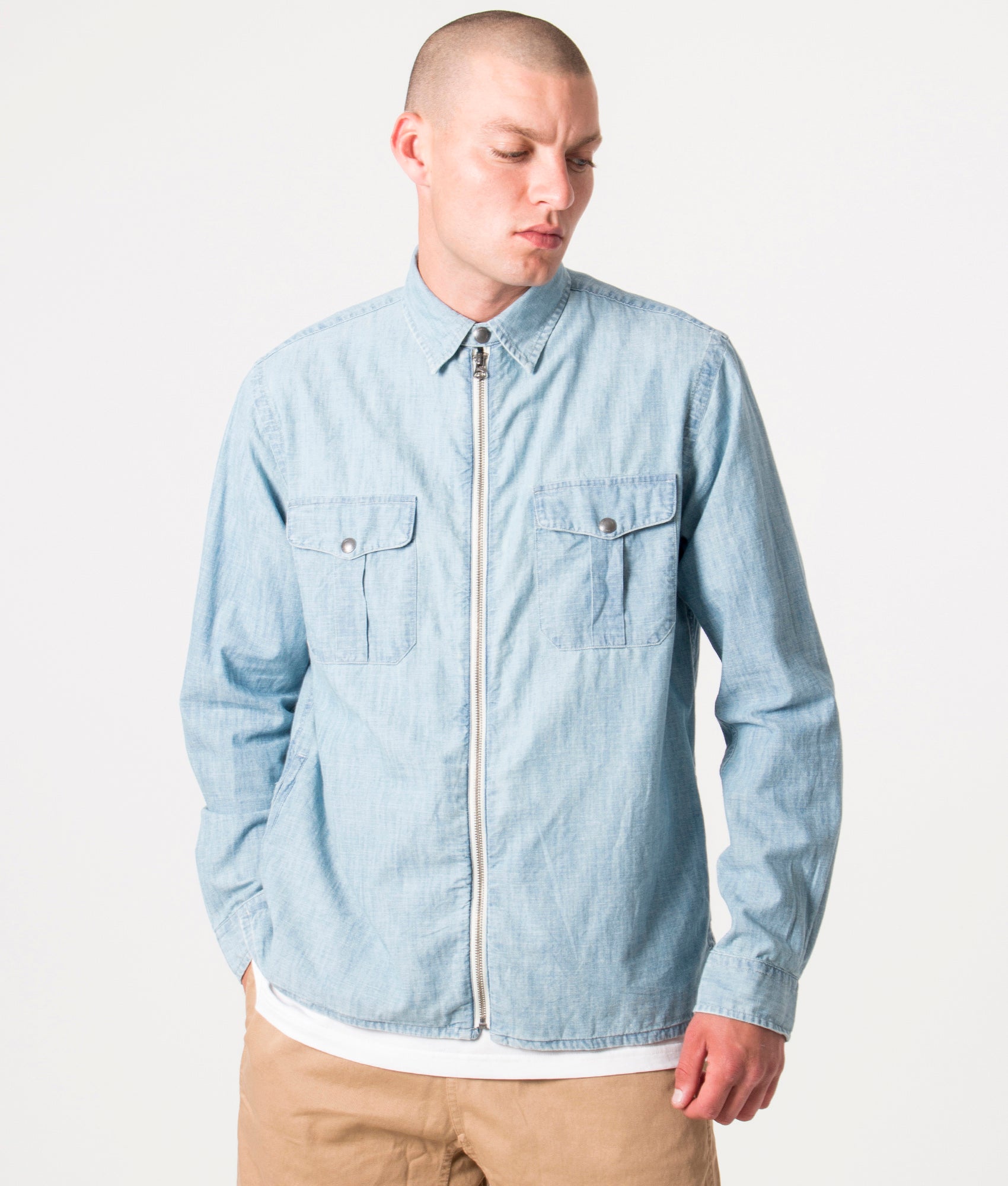 Relaxed-Fit-Zip-Through-Chambray-Overshirt-Light-Indigo-Polo-Ralph-Lauren-Pony-EQVVS