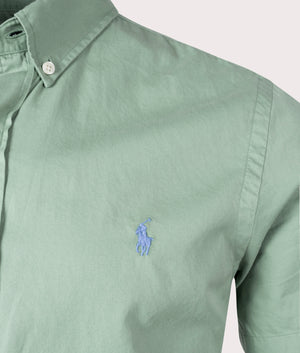 Slim-Fit-Short-Sleeve-Twill-Sport-Shirt-Faded-Mint-Polo-Ralph-Lauren-EQVVS