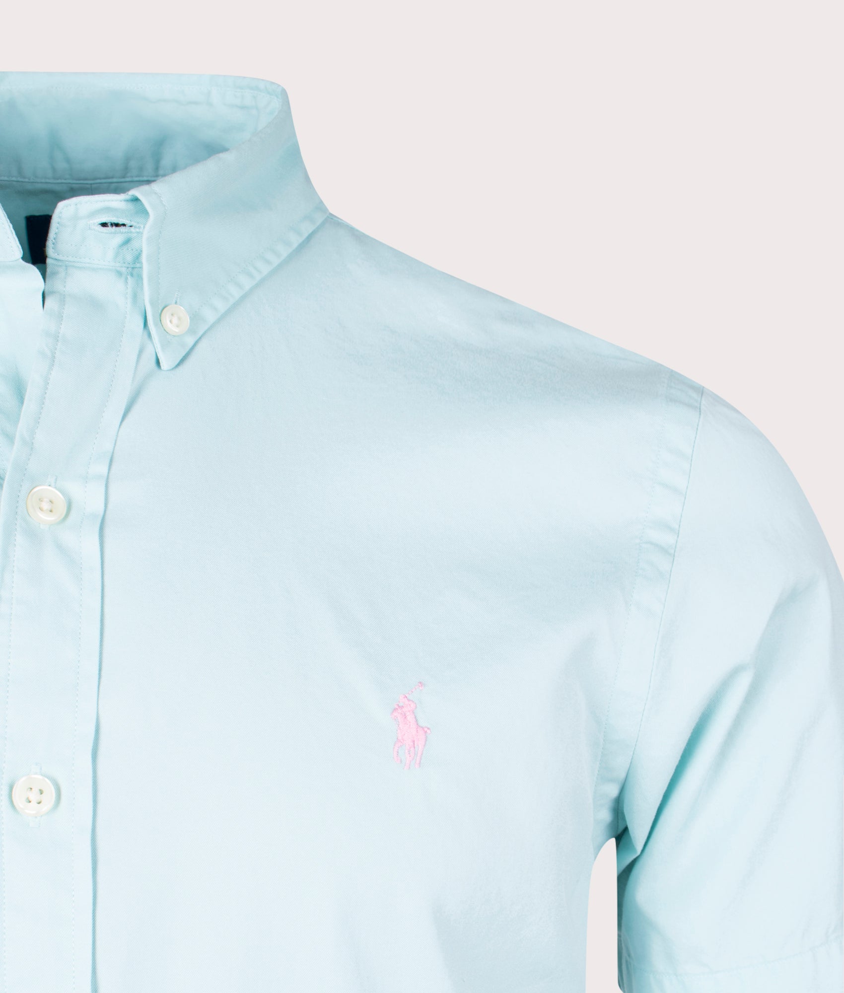 Slim-Fit-Short-Sleeve-Twill-Sport-Shirt-Island-Aqua-Polo-Ralph-Lauren-EQVVS