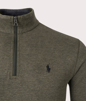 Quarter-Zip-Sweatshirt-Wilson-Olive-Heather-Polo-Ralph-Lauren-EQVVS