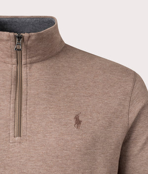 Quarter-Zip-Sweatshirt-055-Brown-Heather-Polo-Ralph-Lauren-EQVVS-Detail-Image