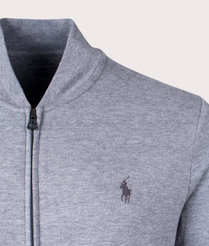 Luxury Jersey Zip Through Baseball Sweatshirt