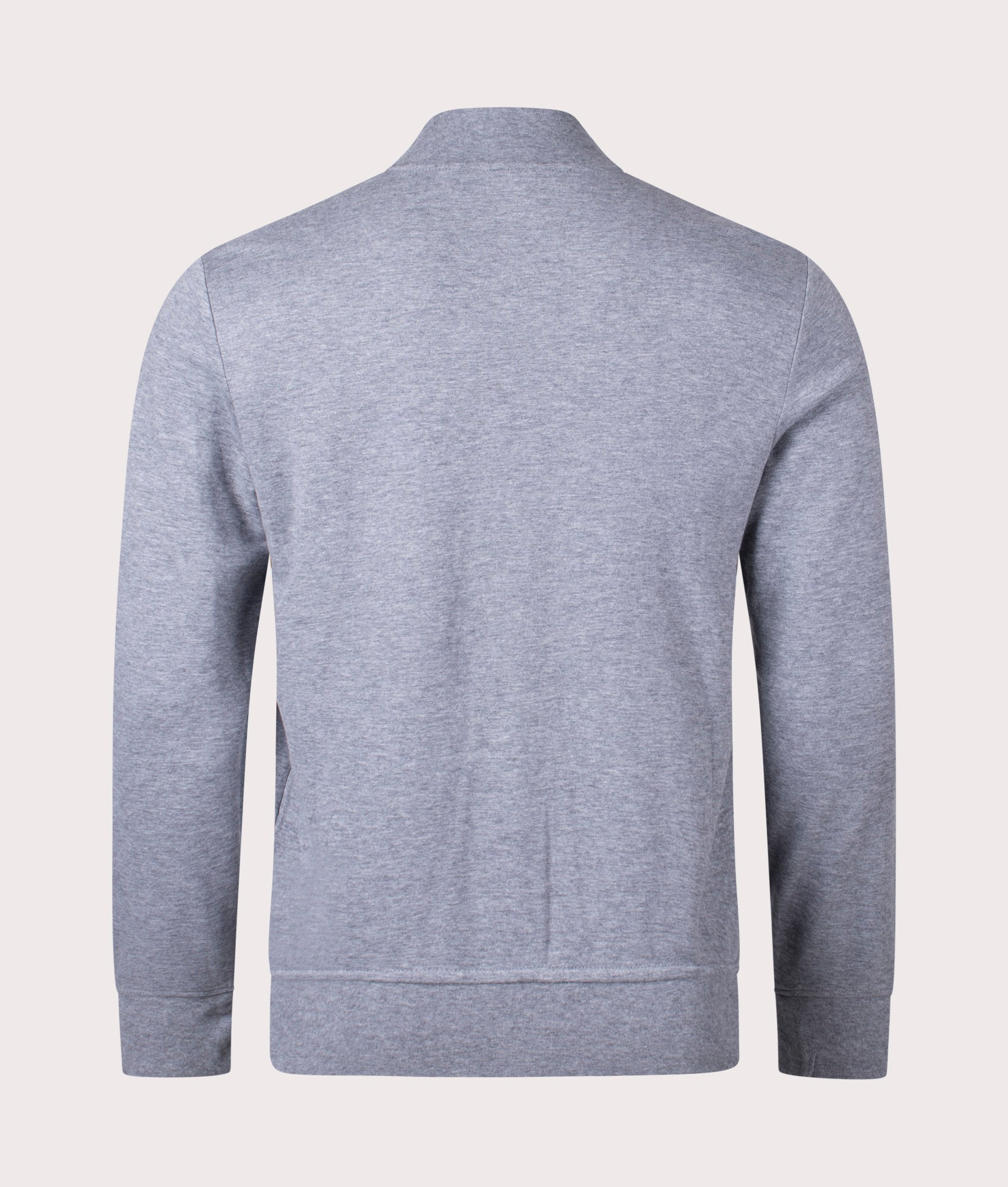 Luxury Jersey Zip Through Baseball Sweatshirt