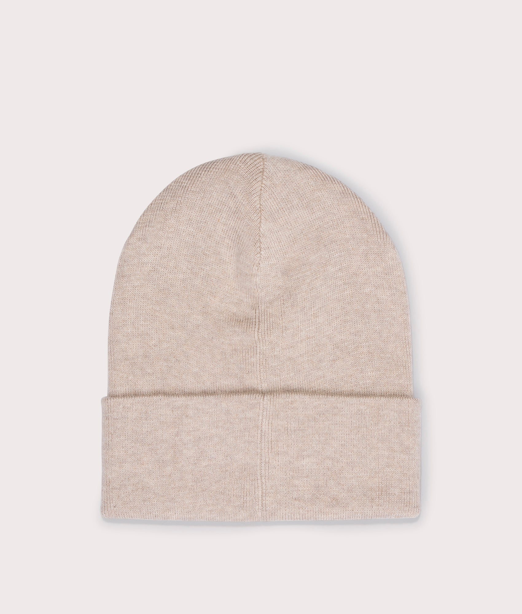 Polo Ralph Lauren Combed Cotton Beanie Beige Heather Back Shot at EQVVS