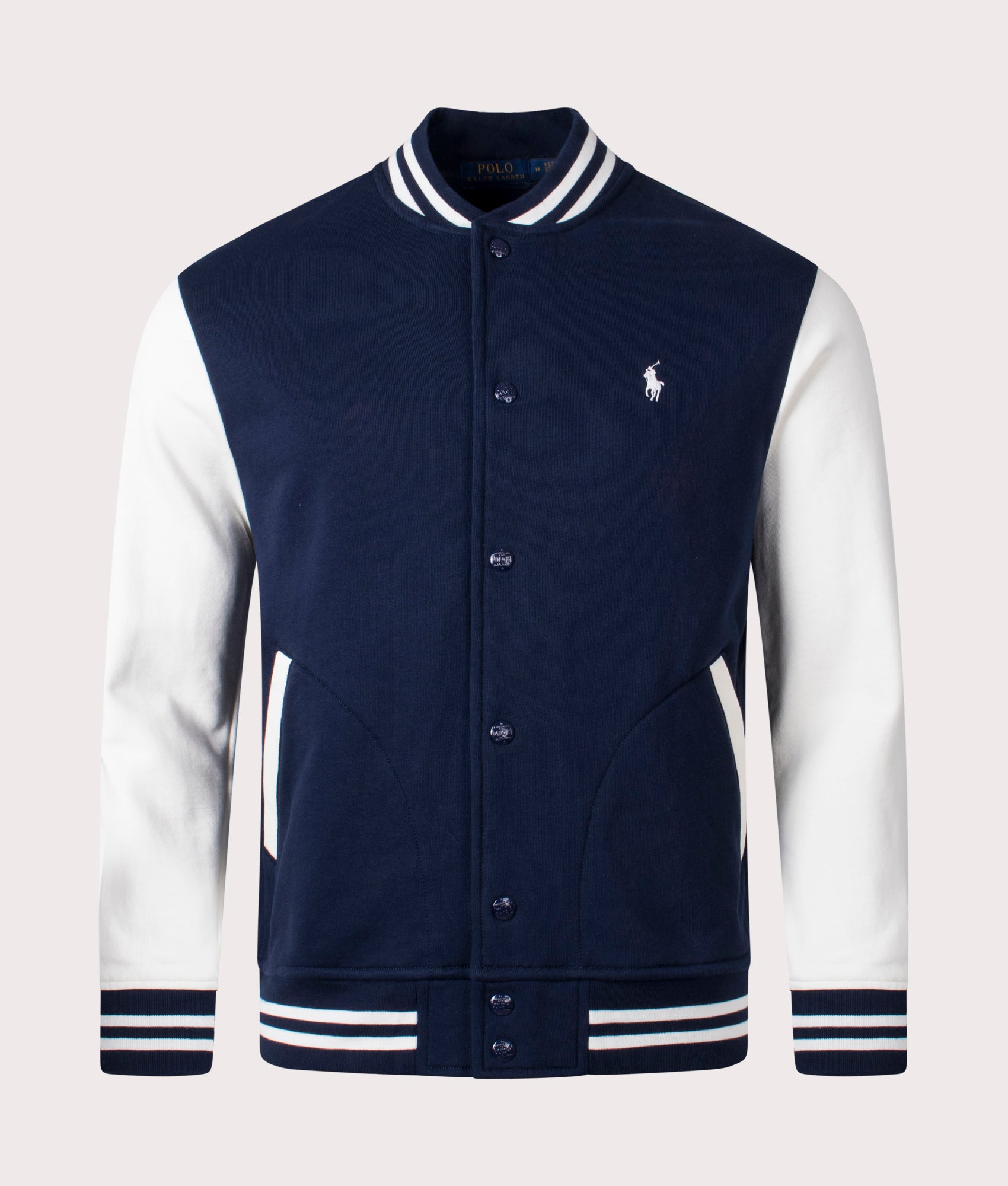 Baseball-Jacket-Cruise-Navy/Clubhouse-Cream-Polo-Ralph-Lauren-EQVVS