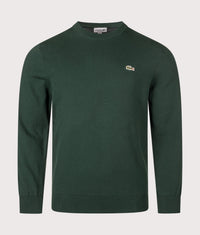 Regular Fit Croc Logo Knitted Jumper: YZP Sinople 