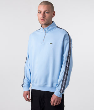 Lacoste - Taped Quarter Zip Sweatashirt - EQVVS -