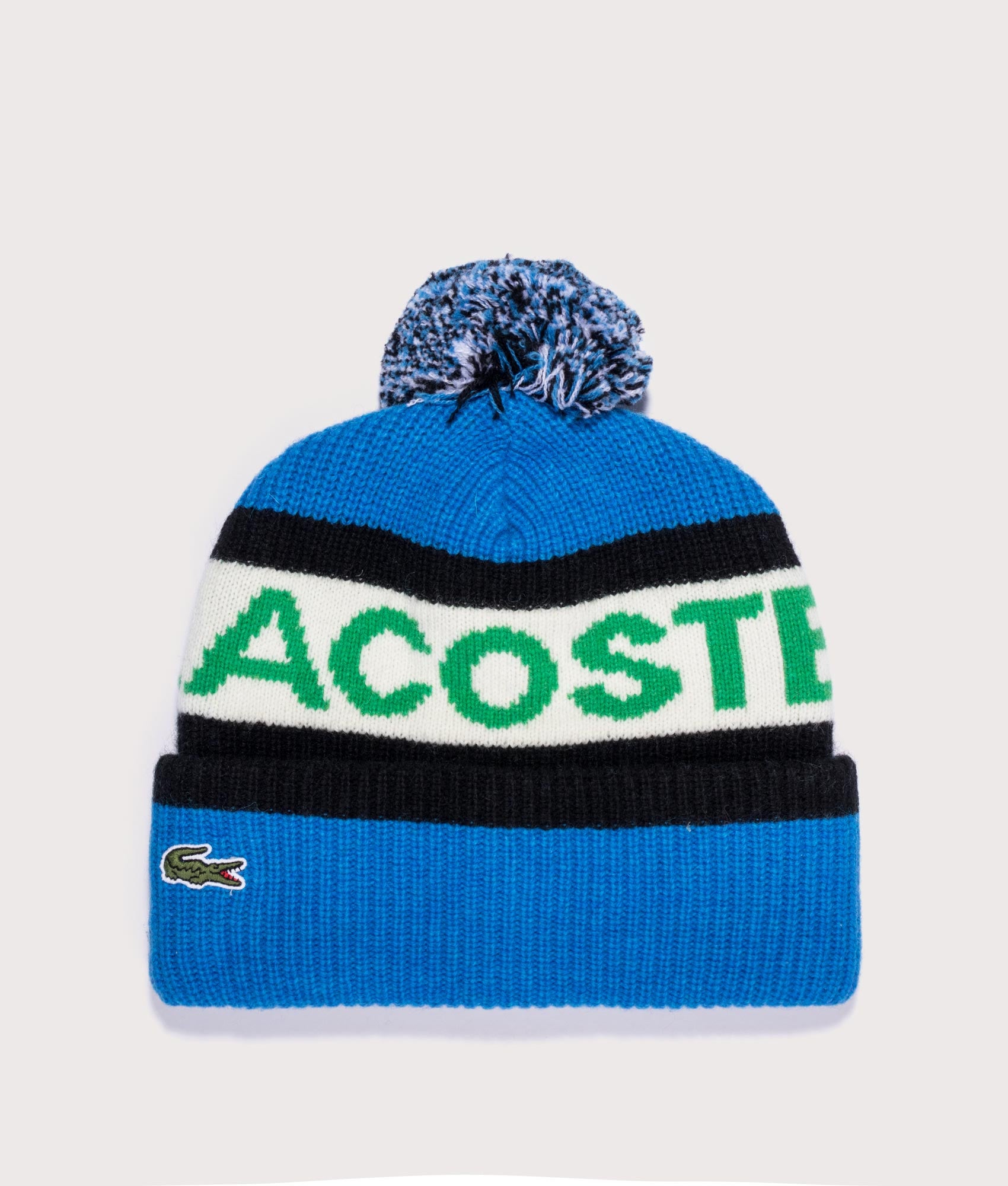 Knitted-Beanie-P9I-Hilo/Flour-Black-Calathea-Lacoste-EQVVS