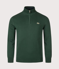 Regular Fit Quarter Zip Knit Jumper: YZP Sinople 