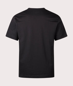Cotton T-Shirt in Black. 100% Cotton | PS Paul Smith | Shot at EQVVS | Back shot 