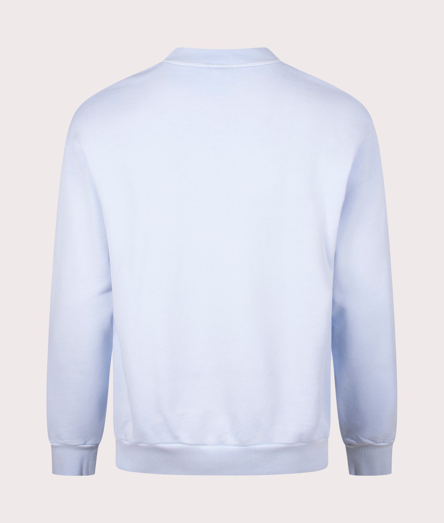 Logo Sweatshirt in Eco Skyway by Lacoste. EQVVS Back Angle Shot.