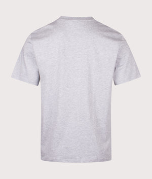 Cotton T-Shirt in Silver Chine | 100% Cotton | Lacoste | EQVVS | Back shot 
