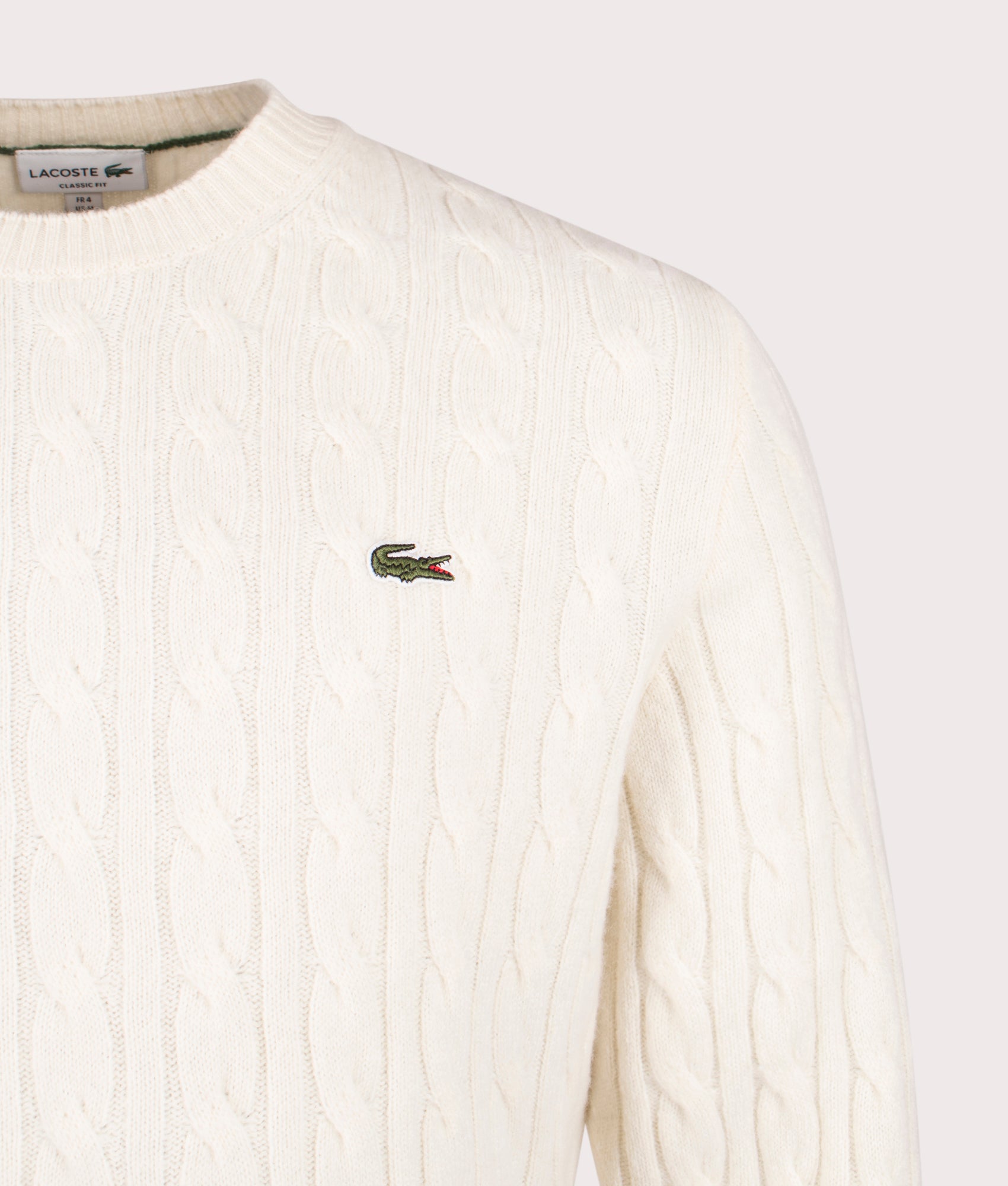 Knit Sweatshirt in Lapland. 100% Wool | PS Paul Smith | Shot at EQVVS | Front detail shot 