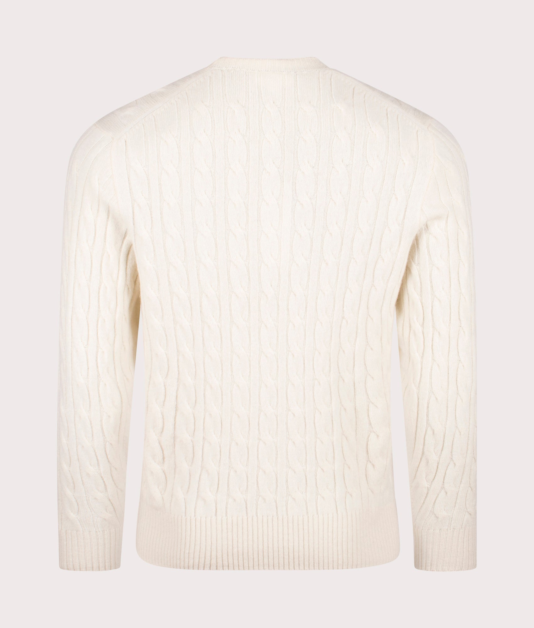 Knit Sweatshirt in Lapland. 100% Wool | PS Paul Smith | Shot at EQVVS | Back shot 