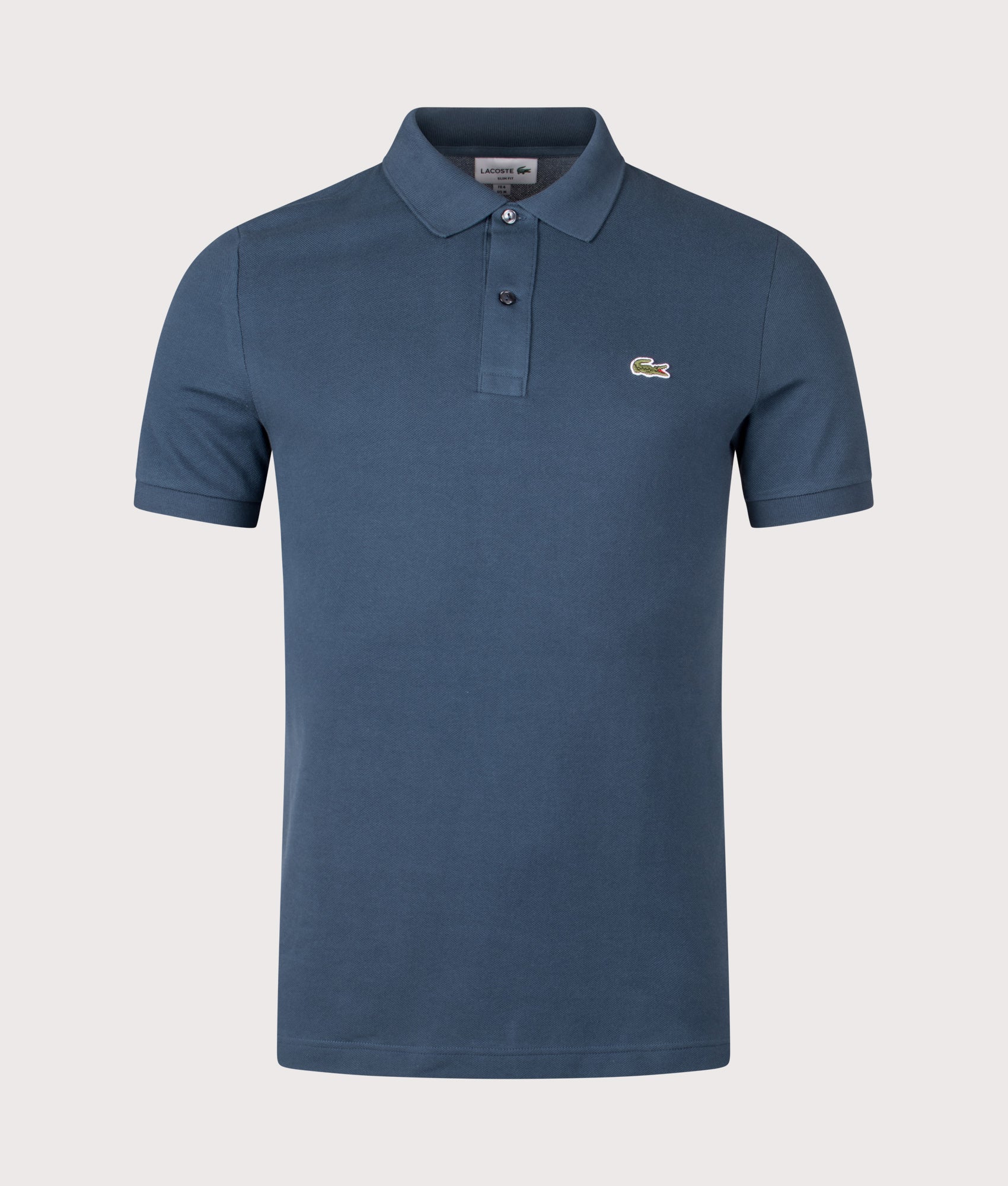 Slim Fit L1212 Pique Polo Shirt. Shot by EQVVS. Front shot.