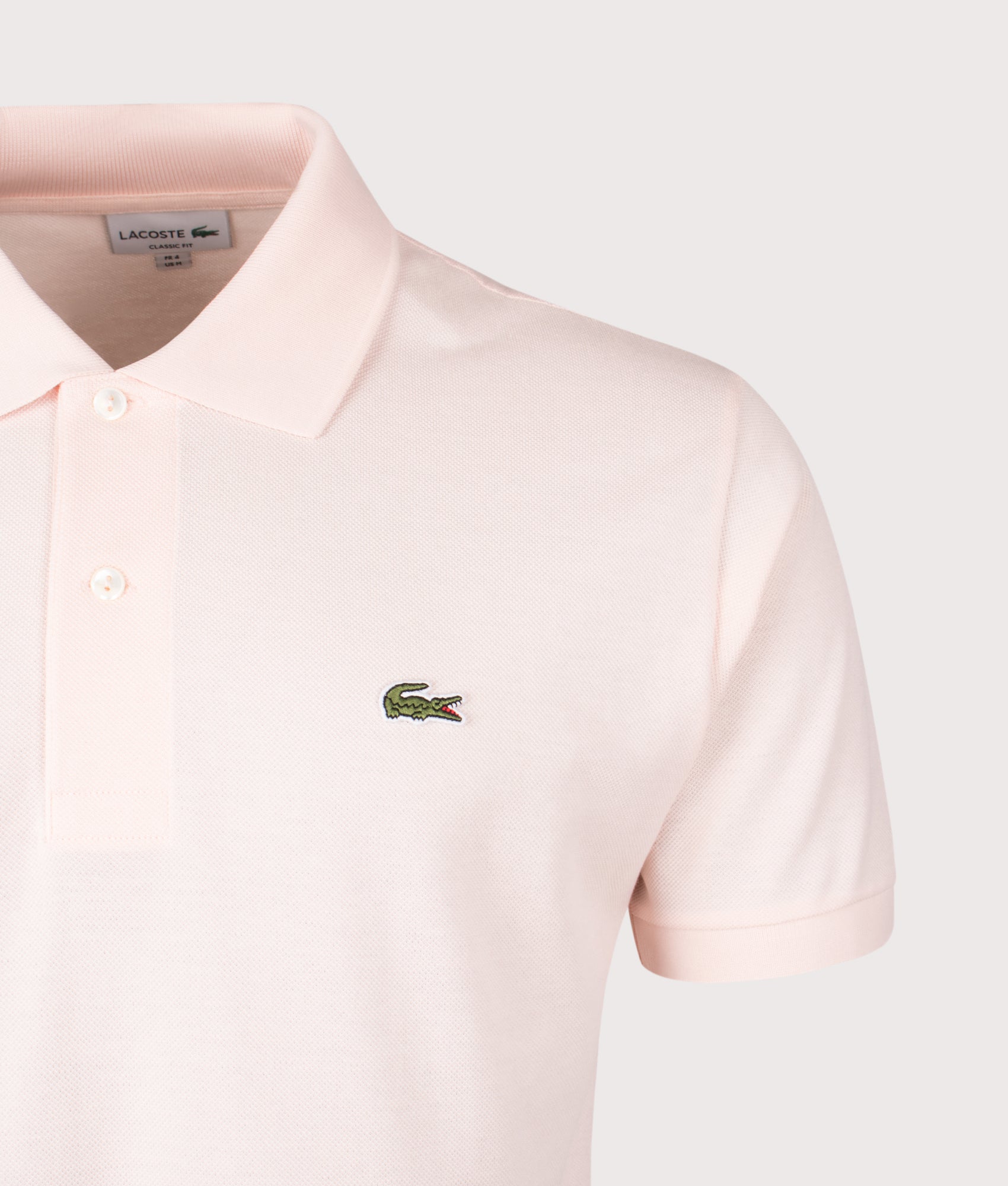 L1212 Croc Logo Polo Shirt. Shot by EQVVS. Detail shot.