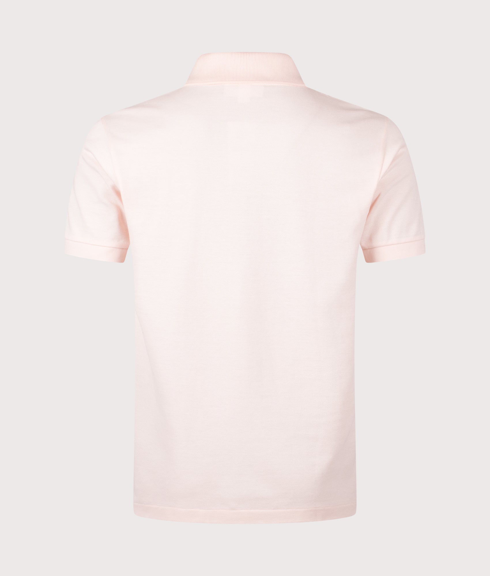L1212 Croc Logo Polo Shirt. Shot by EQVVS. Back shot.