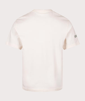 Lacoste Heavy Jersey Mesh Band T-shirt in Lapland. Shot at EQVVS. Back Shot